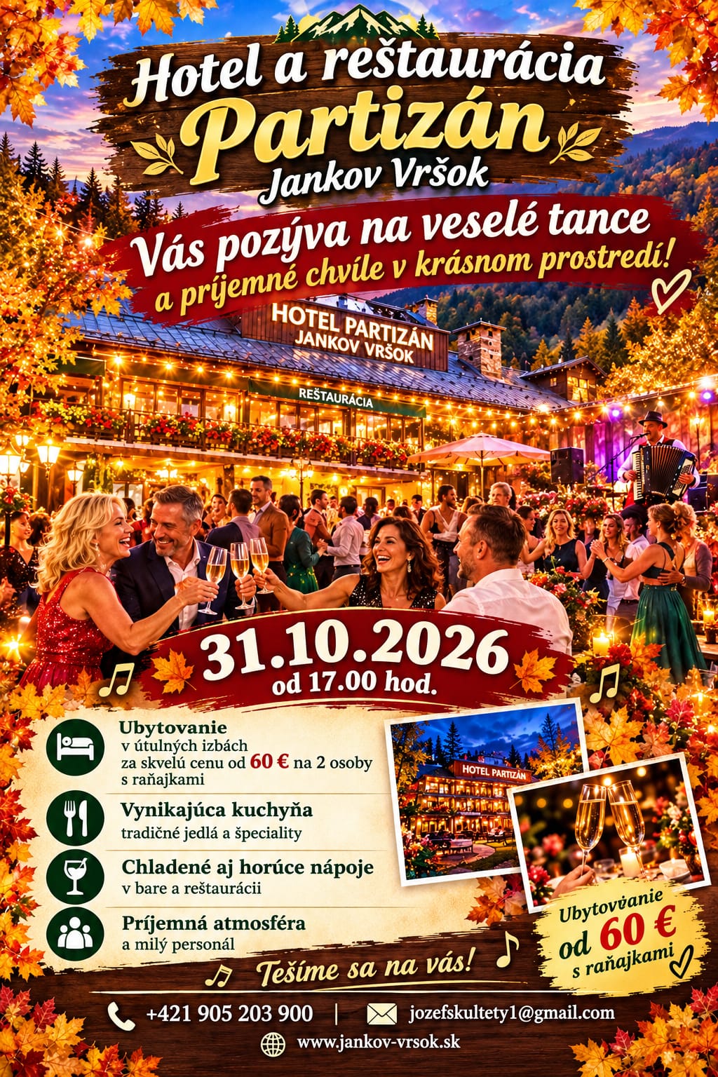 Veselé tance – plagát akcie